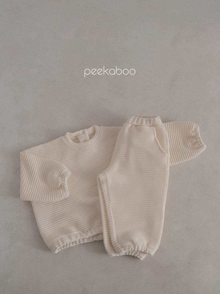 【peekaboo】Velour トップアンドボトムセット