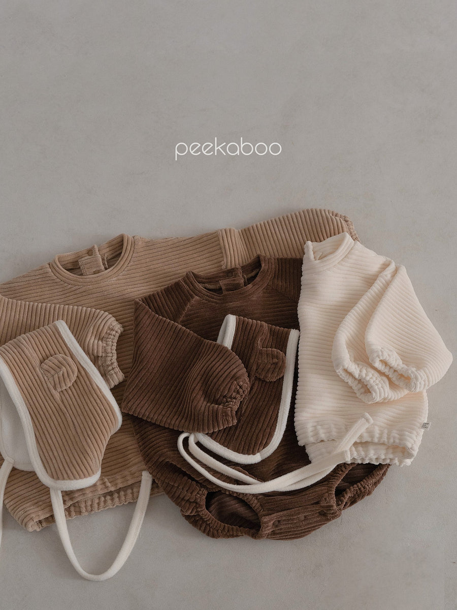 【peekaboo】Velour トップアンドボトムセット