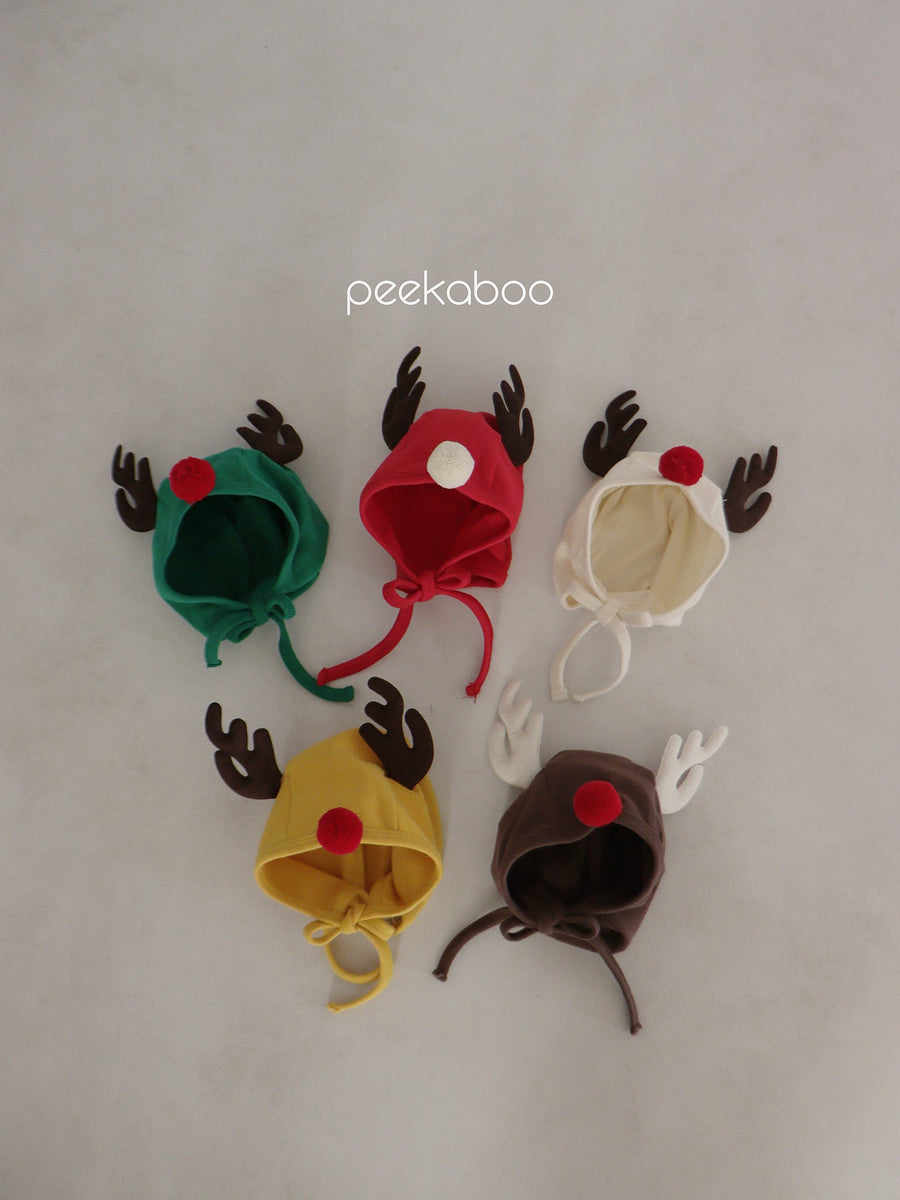 NEW【peekaboo】Winter Rudolph ボンネット