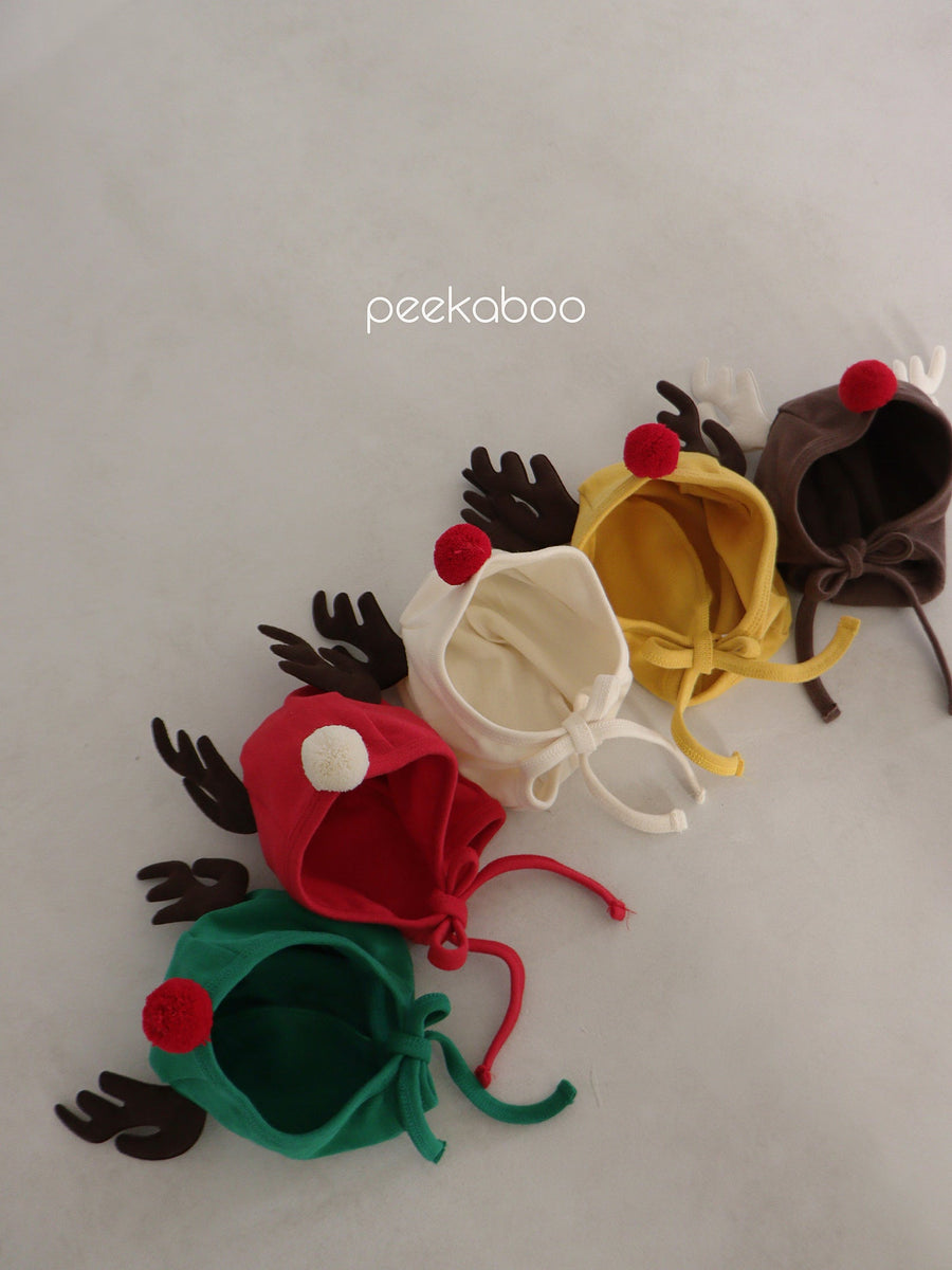 NEW【peekaboo】Winter Rudolph ボンネット