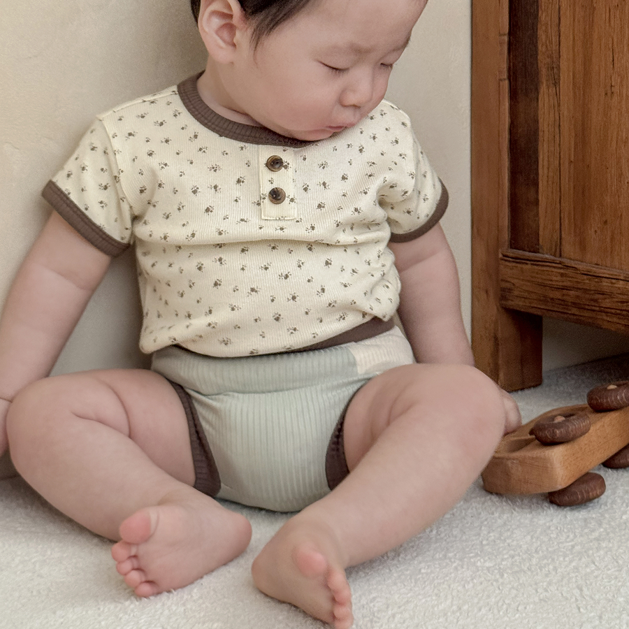 ブランド 新生児 男の子 女の子 ブルマ ベビー 韓国 子供服 服 退院着