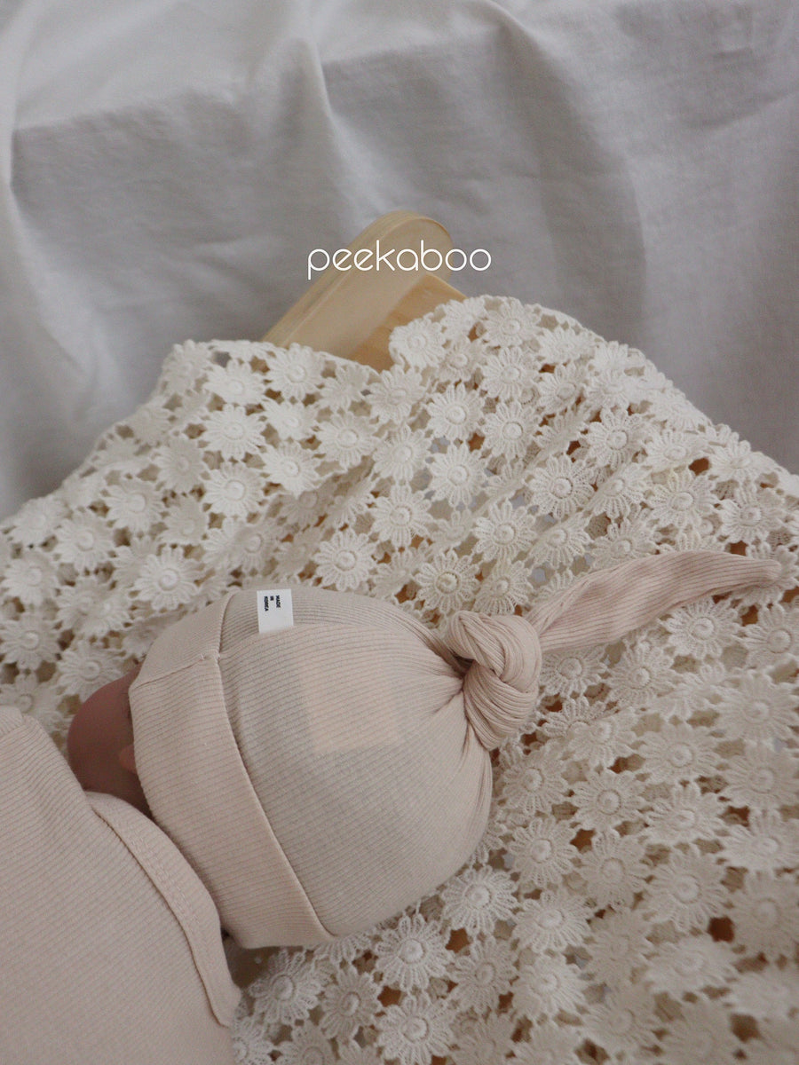 NEW【peekaboo】 Ribbed newborn set