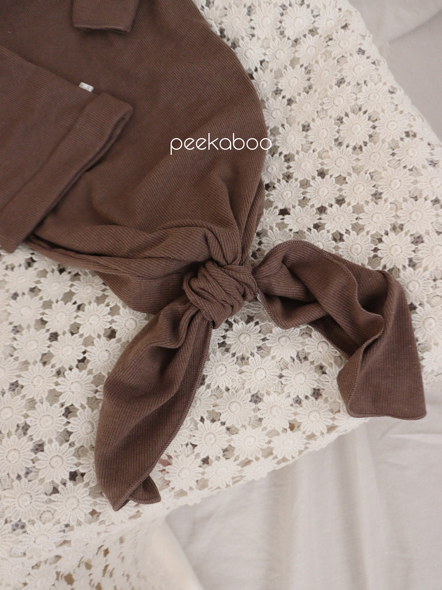 NEW【peekaboo】 Ribbed newborn set