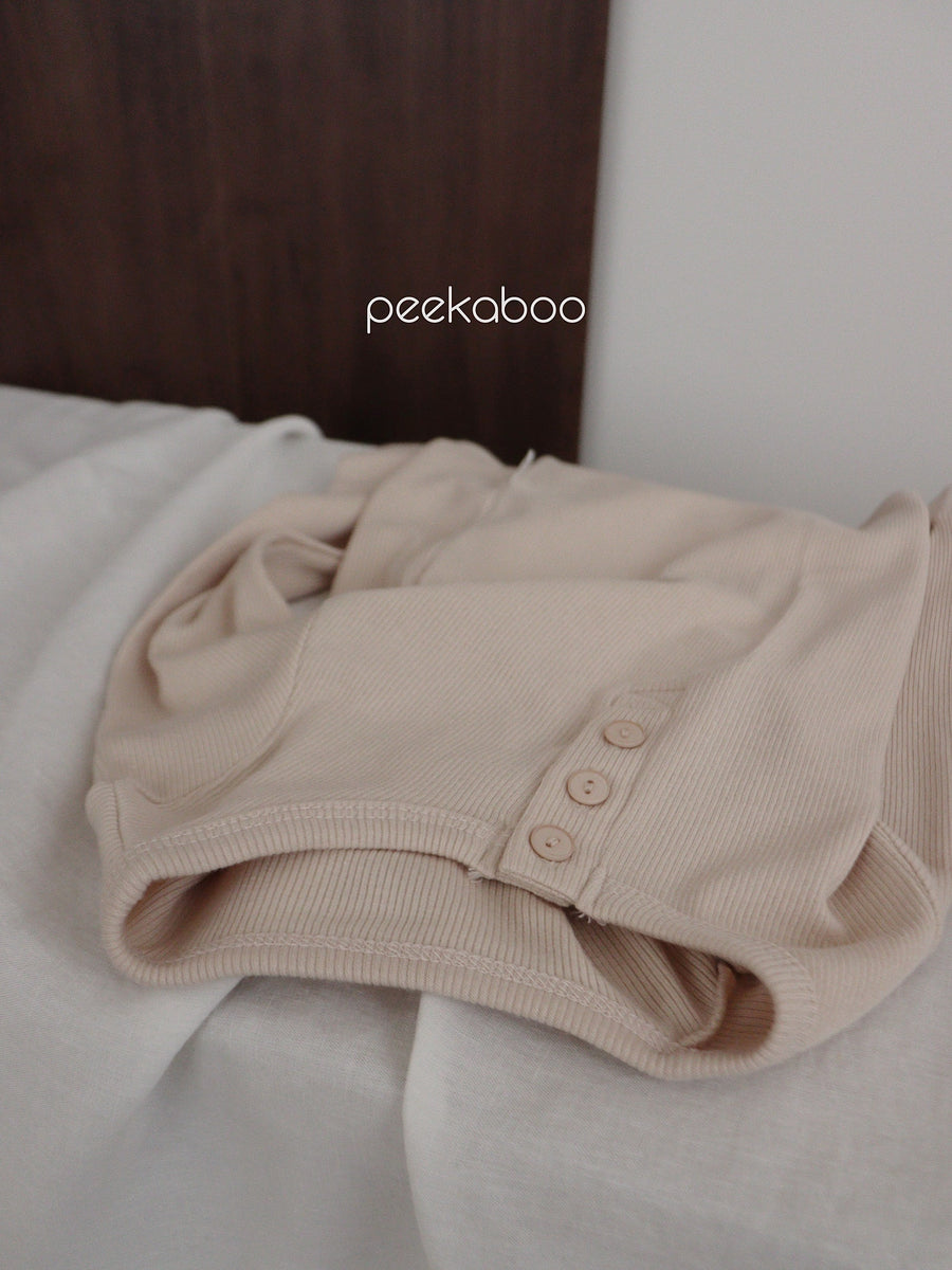 NEW【peekaboo】 Ribbed set