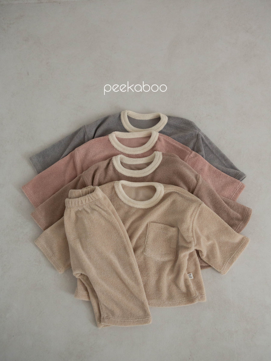 NEW【peekaboo】 tori セット (BABY top and bottom )　※2025新作