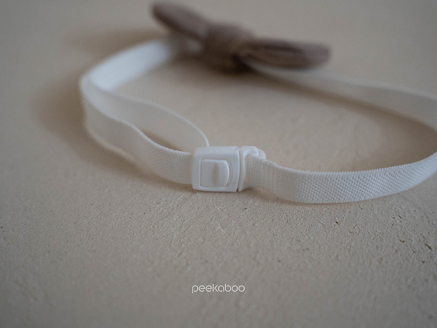 NEW【peekaboo】round Ribbon tie (ラウンドリボンタイ）