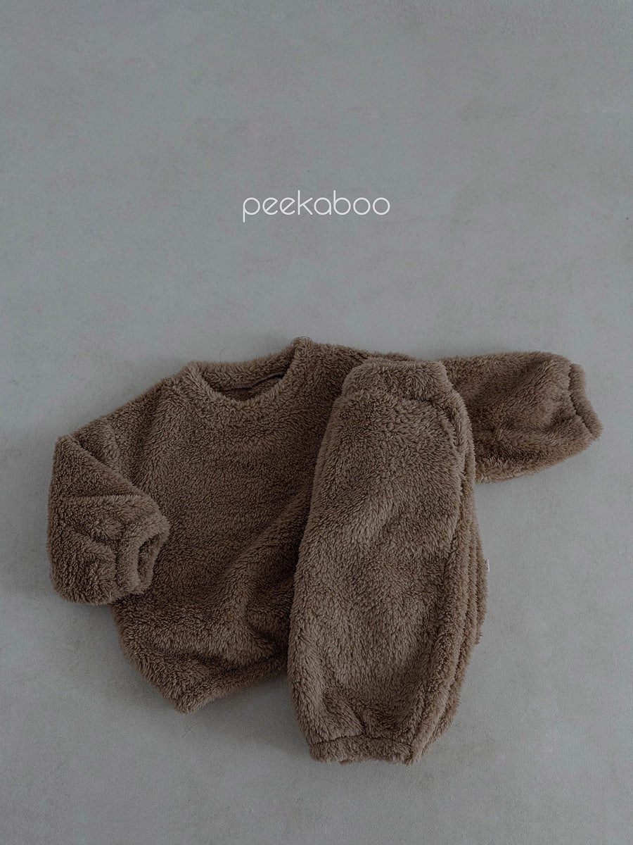 【peekaboo】 teddy top and bottom セット