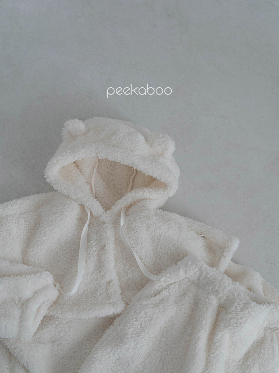 【peekaboo】 teddy top and bottom セット