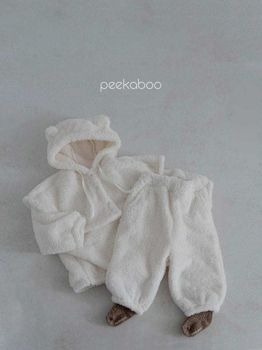 【peekaboo】 teddy top and bottom セット