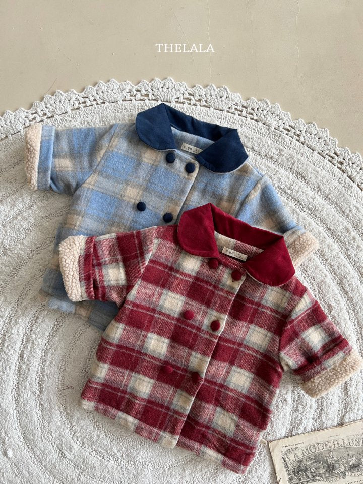 【thelala】 Monet Check Jacket