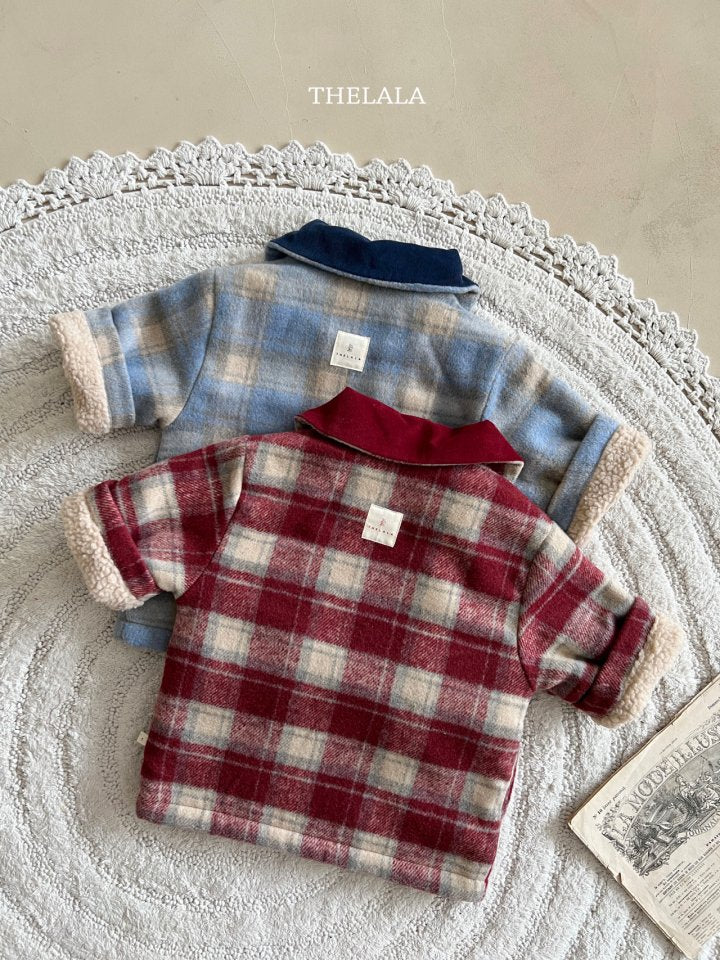 【thelala】 Monet Check Jacket