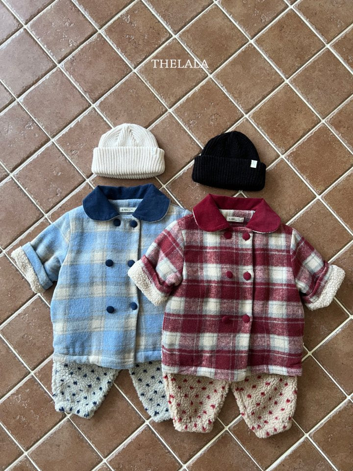 【thelala】 Monet Check Jacket