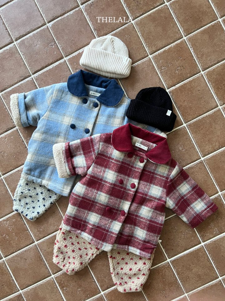 【thelala】 Monet Check Jacket