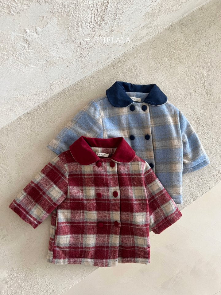 【thelala】 Monet Check Jacket