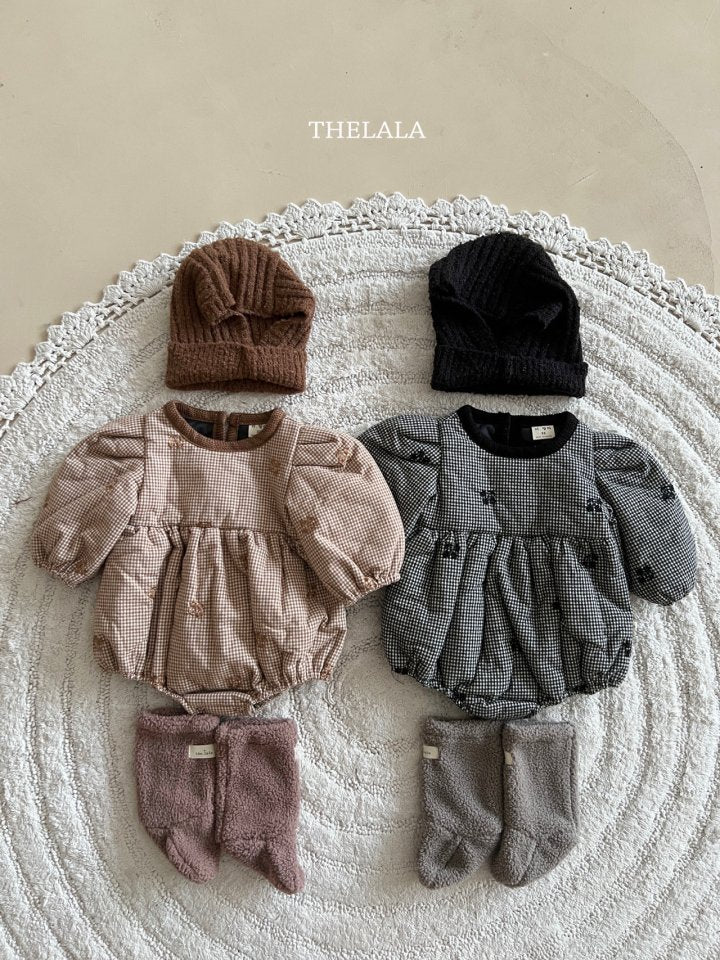 【thelala】 Pie embroidery suit