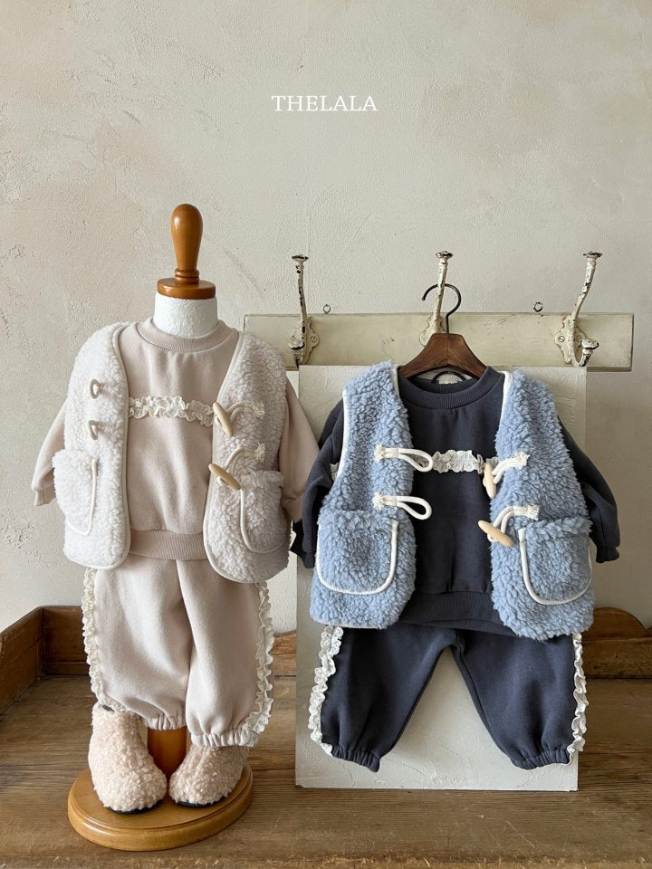 【thelala】 Window Vest