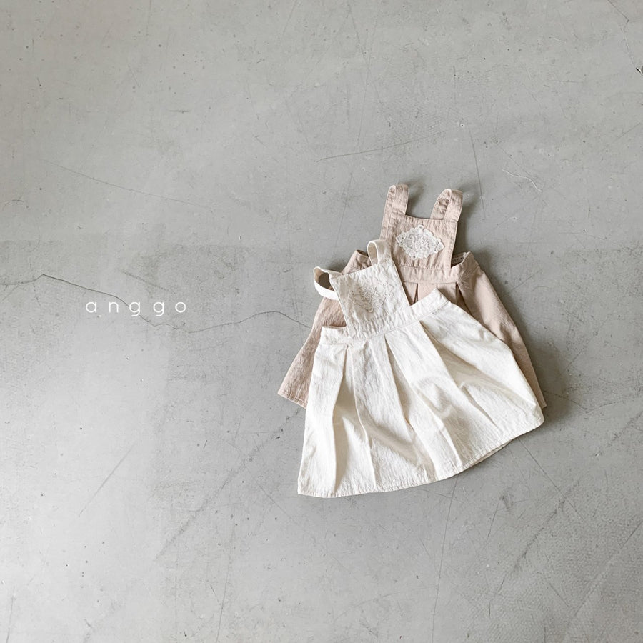 【anggo】 lemon cream dress