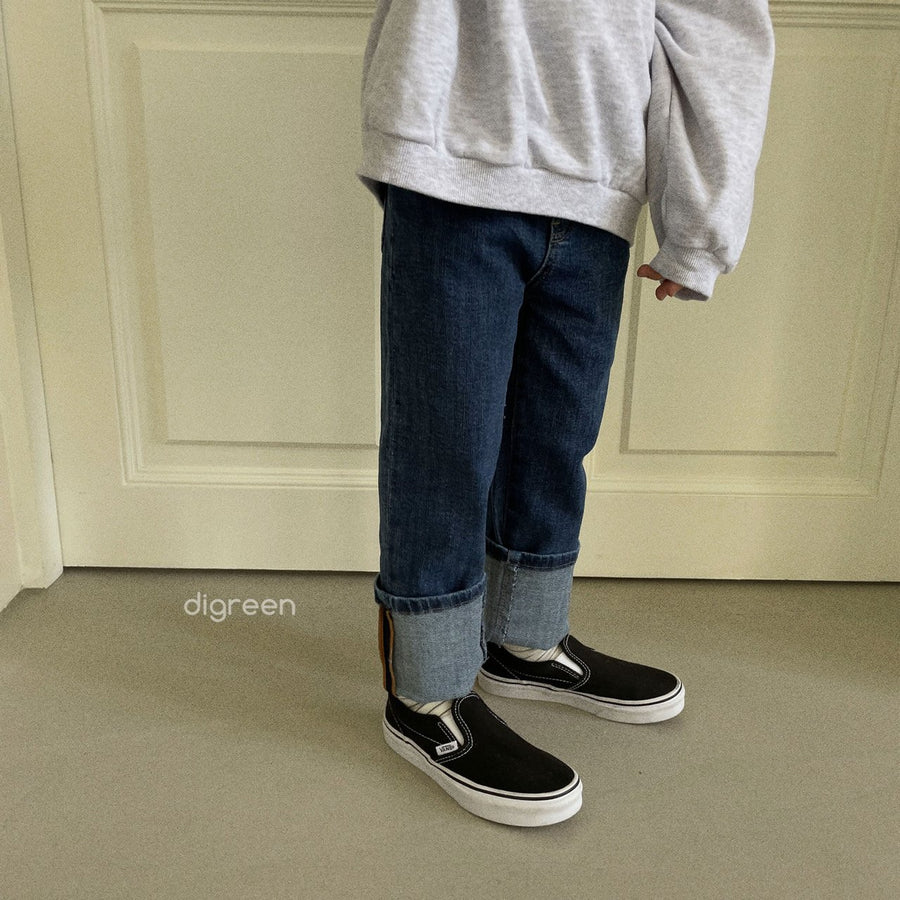 【digreen】 Roll up Selvage pants